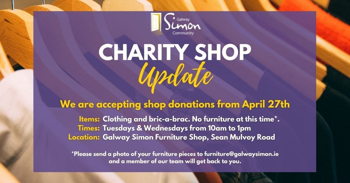 Charity Shop Donations_Galway Simon Community